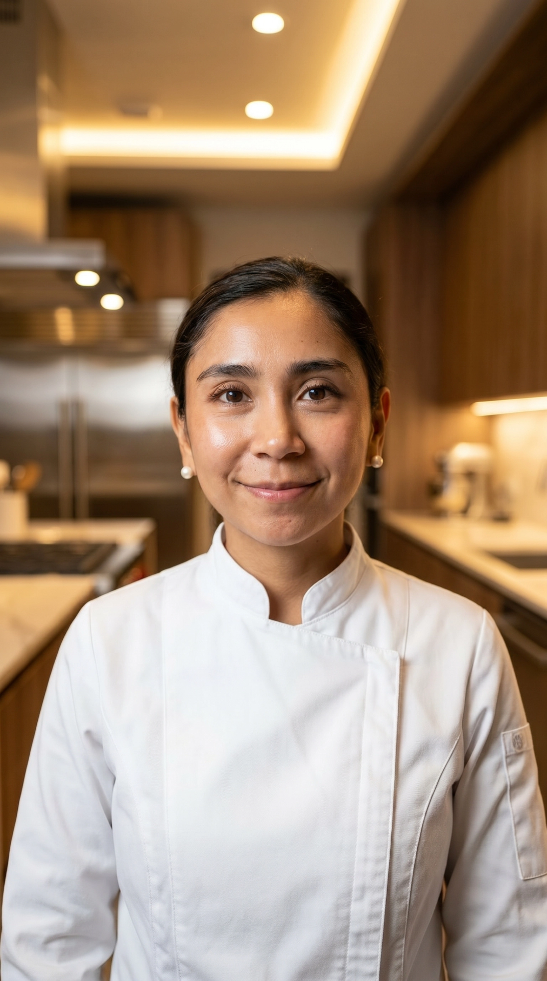 Retrato de la chef Andrea Vilchis